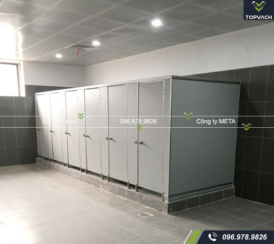 Vách ngăn vệ sinh cho nhà máy luxshare kcn quang châu