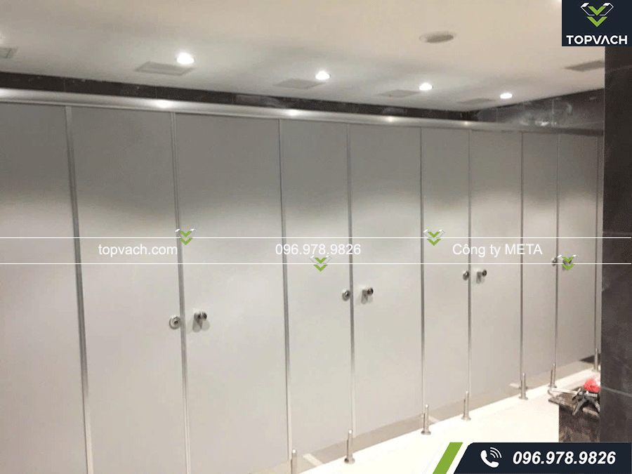 Lắp đặt vách ngăn vệ sinh compact cho Khách sạn Park Hyatt Hà Nội