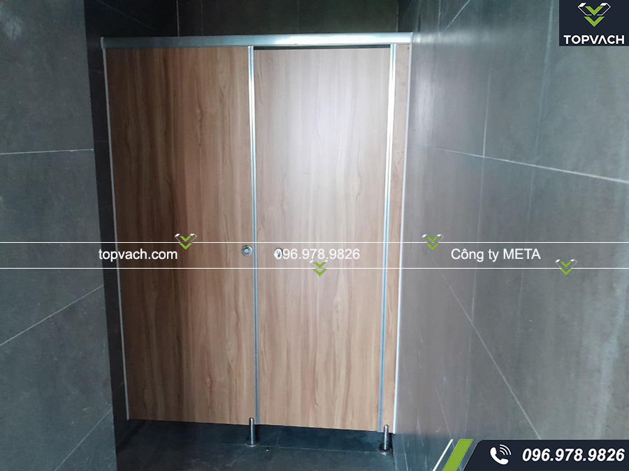 Thi công vách ngăn vệ sinh compact cho Trúc Lâm quán Tuệ