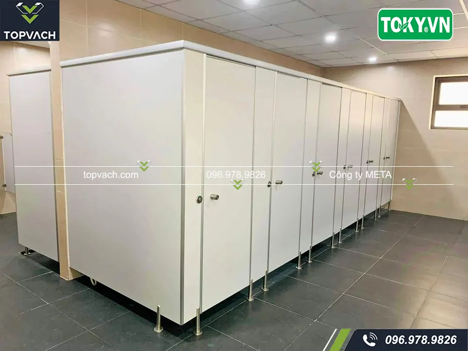 Vách ngăn vệ sinh hãng TOKY - sự lựa chọn thông minh cho công trình bền đẹp