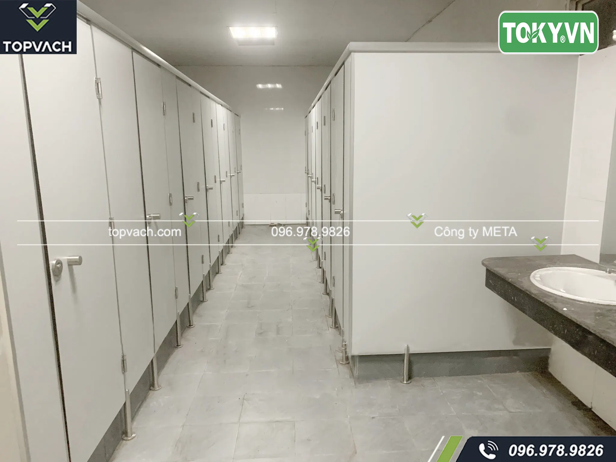 Vách ngăn vệ sinh hãng TOKY - sự lựa chọn thông minh cho công trình bền đẹp